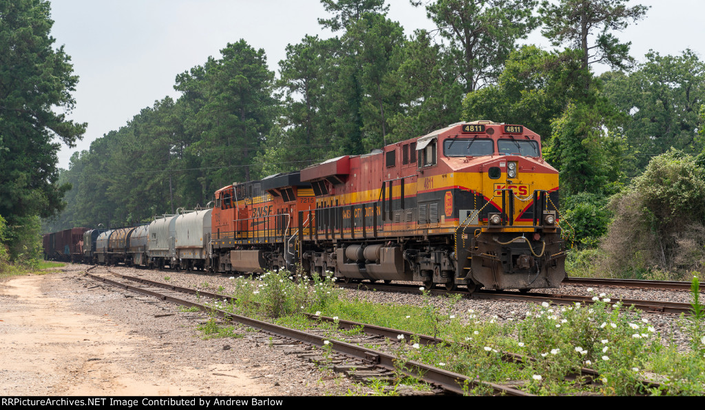 KCS/BNSF Motive Power on BNSF Houston Sub